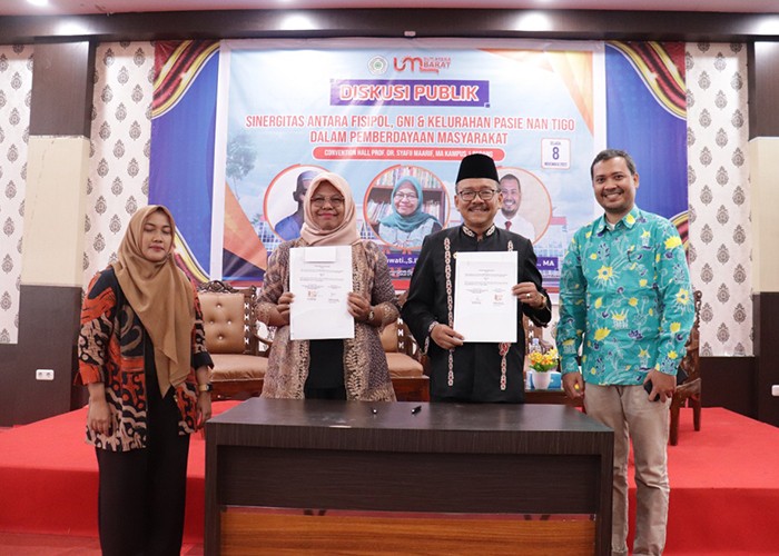 FISIPOL UM Sumatera Barat Jalin Sinergitas Dengan GNI dan Kelurahan Pasia Nan Tigo